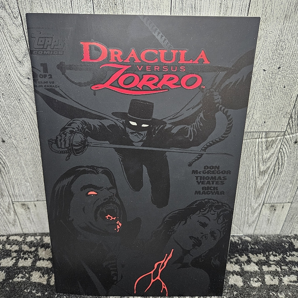 Dracula Versus Zorro #1 Topps Comic Comics Book 1993 Dracula Vs. Zorro